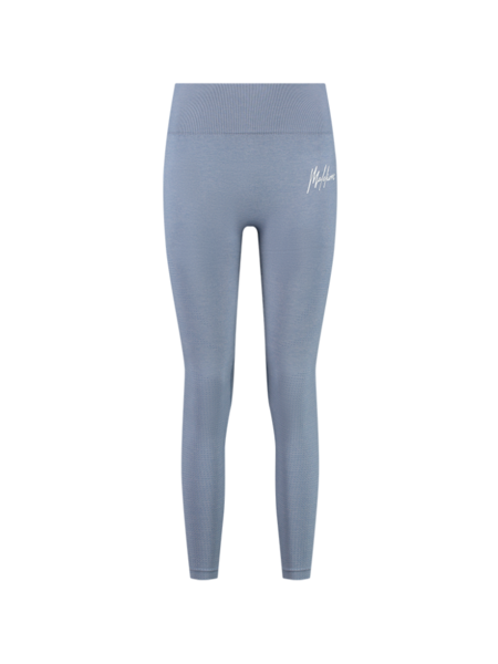 Malelions Women Sport Seamless Leggings - Blue