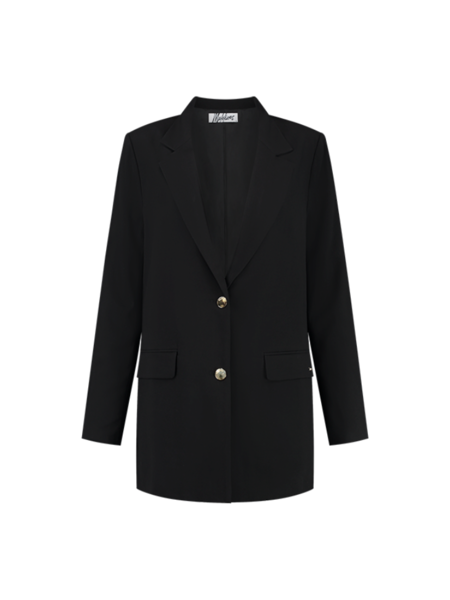 Malelions Women Oversized Blazer - Black