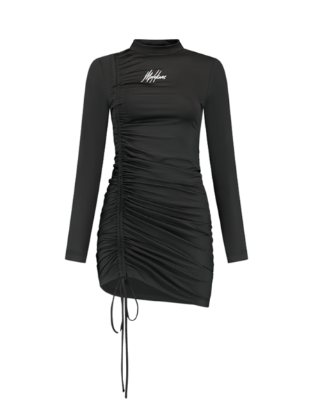 Malelions Women Drawcord Dress - Black