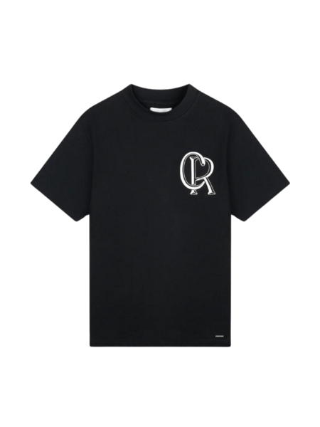 Croyez Croyez Initial T-Shirt - Vintage Black