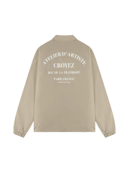 Croyez Croyez Atelier Coach Jacket - Beige/White