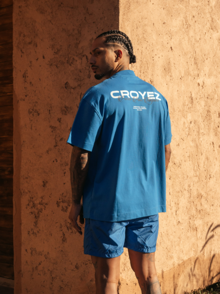Croyez Croyez Allover Swim Shorts - Royal Blue