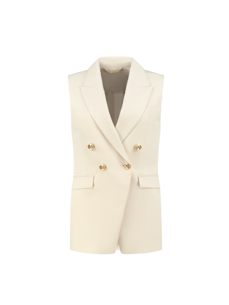 Nikkie Nikkie Bolinas Waistcoat - Pearl