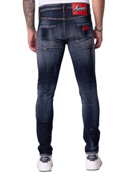 My Brand My Brand Ruby Red Spotted Jeans - Denim