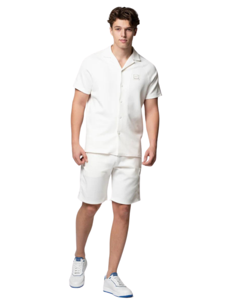 My Brand My Brand MB Essential Pique Short - White