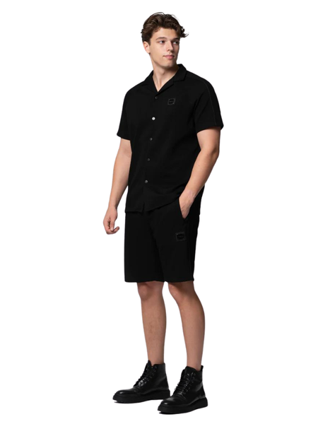 My Brand MB Essential Pique Short Combi-set - Black