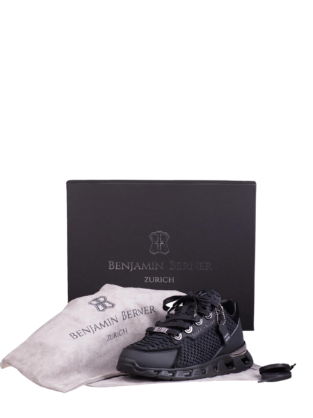 Benjamin Berner Benjamin Berner Razor High-Tech Python Cutt Matt Nappa Sneaker - Black