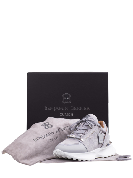 Benjamin Berner Benjamin Berner Agon Jean Effect Nubuck Sneaker - Ice Grey