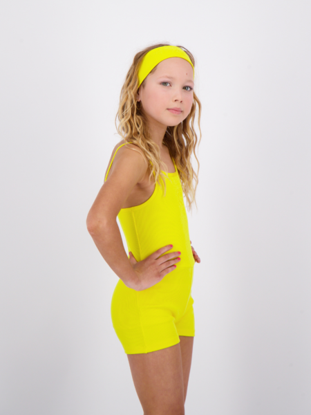 Reinders Reinders Kids Tank Jumpsuit - Lemon Yellow