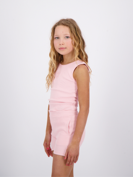 Reinders Reinders Kids Tank Top Long - Flower Pink