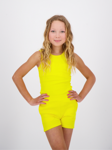 Reinders Kids Tank Top Long - Lemon Yellow