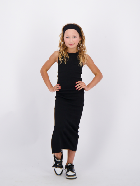 Reinders Kids Tank Split Dress - True Black