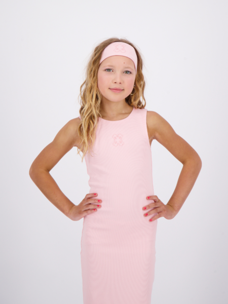 Reinders Reinders Kids Tank Split Dress - Flower Pink