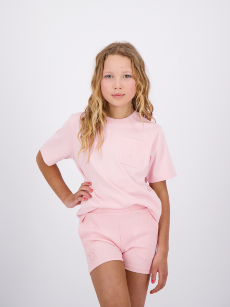 Reinders Kids Pocket T-Shirt - Flower Pink