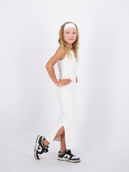 Reinders Reinders Kids Tank Split Dress - White