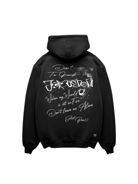 JorCustom JorCustom Panther Oversized Hoodie - Black