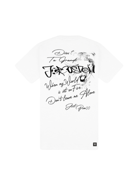 JorCustom Panther Slim Fit T-Shirt - White