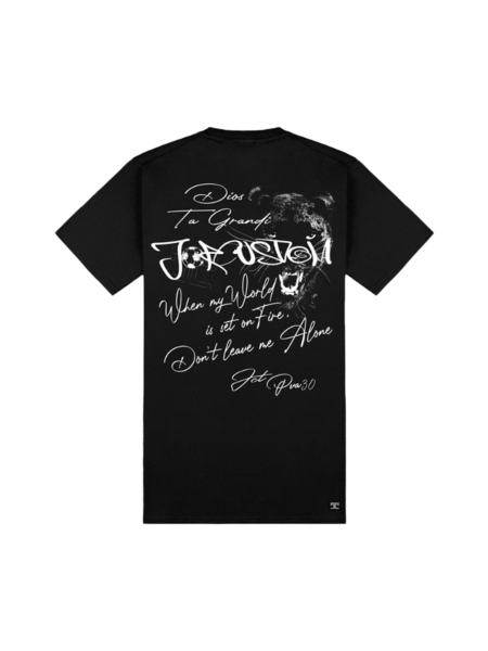 JorCustom Panther Slim Fit T-Shirt - Black