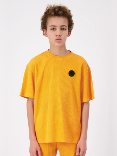 Black Bananas Black Bananas Kids Waffle Tee - Orange