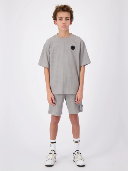 Black Bananas Black Bananas Kids JR. Waffle Shorts - Grey