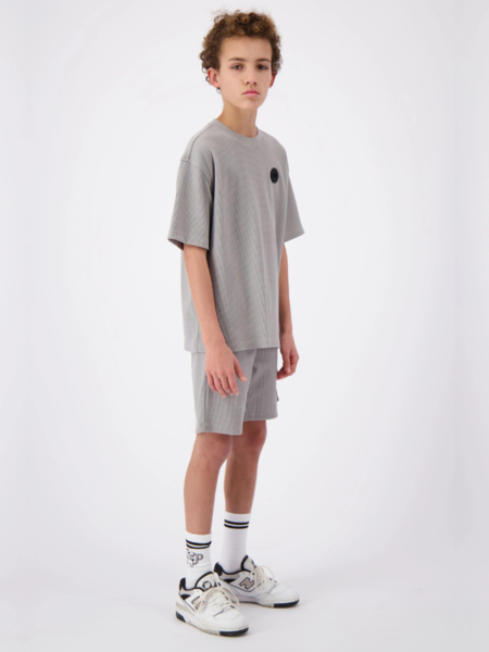 Black Bananas Black Bananas Kids JR. Waffle Shorts - Grey