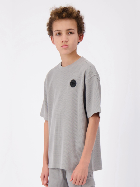 Black Bananas Black Bananas Kids JR. Waffle Tee - Grey