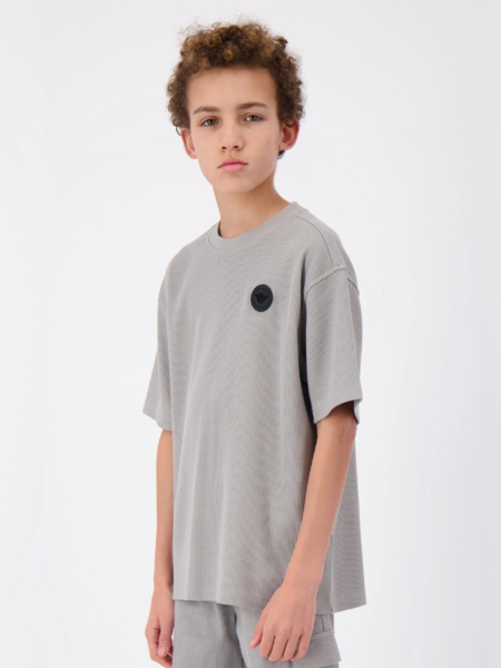 Black Bananas Black Bananas Kids Waffle Tee - Grey