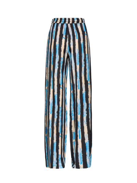 Pinko Pinko Poirot Trousers - Black/Butter/Light Blue