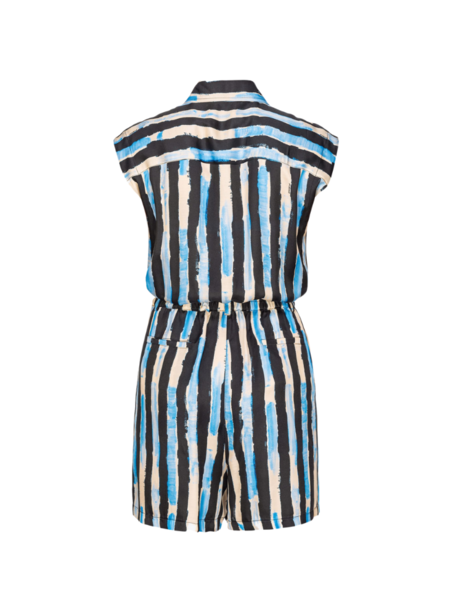 Pinko Pinko Tempesta Playsuit - Black/Butter/Light Blue