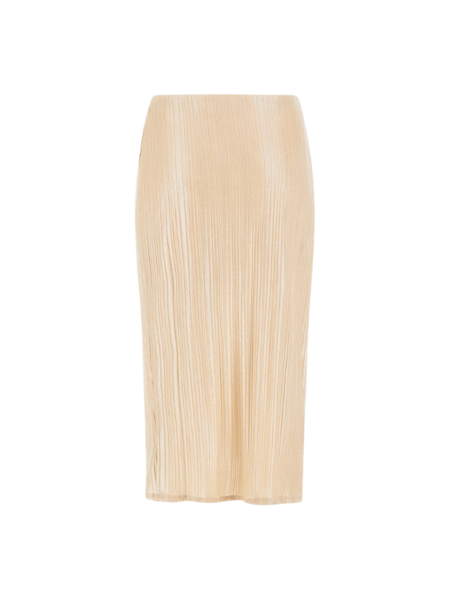 Guess Guess Cristina Midi Skirt - Safari Tan Foil