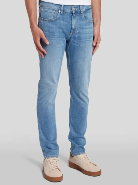 7 For All Mankind Slimmy Tapered Stretch Tek Unbroken - Light Blue