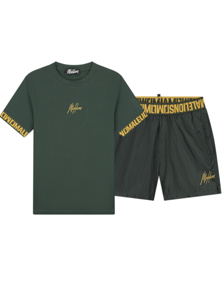 Malelions Venetian Combi-set - Dark Green/Gold