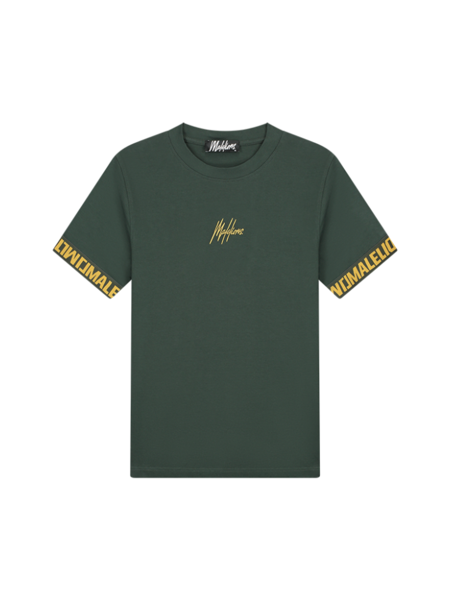 Malelions Malelions Venetian T-Shirt - Dark Green/Gold