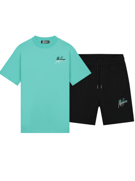 Malelions Split Combi-set - Turquoise/Black