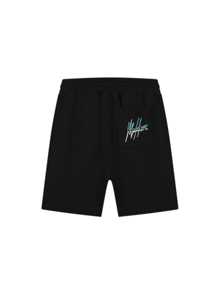 Malelions Malelions Split Shorts - Black/Turquoise