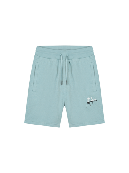 Malelions Split Shorts - Light Blue/Off White