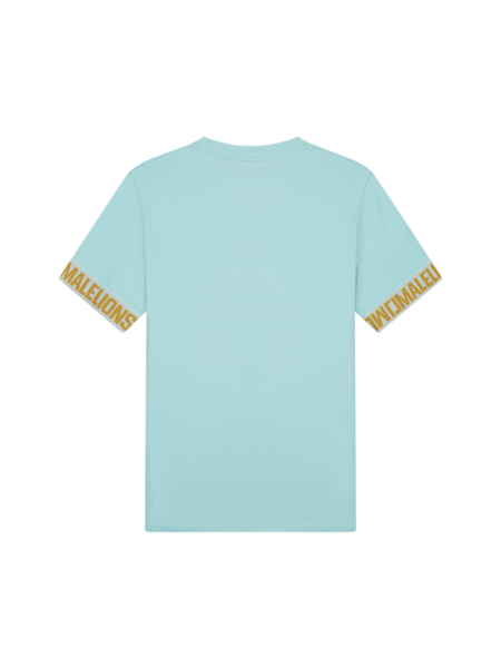 Malelions Malelions Venetian T-Shirt - Light Blue/Gold