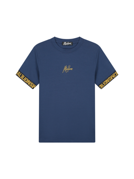 Malelions Malelions Venetian T-Shirt - Navy/Gold