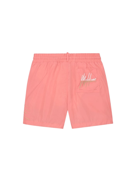 Malelions Malelions Split Swimshort - Light Coral/Sand