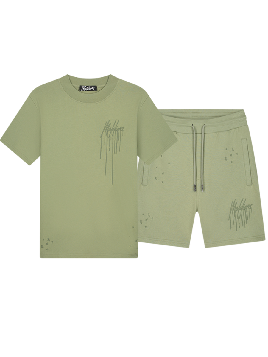 Malelions Malelions Painter Combi-set - Sage Green