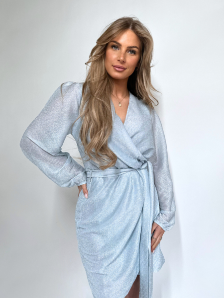 Josh V Isabeau Dress - Fresh Blue Glitter