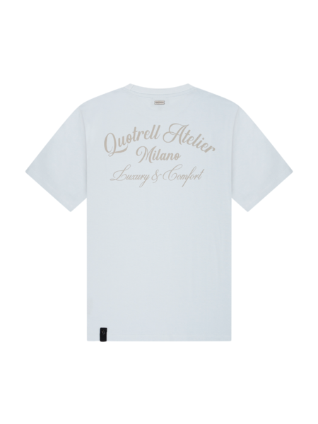 Quotrell Women Atelier Milano T-Shirt - Light Blue/Grey