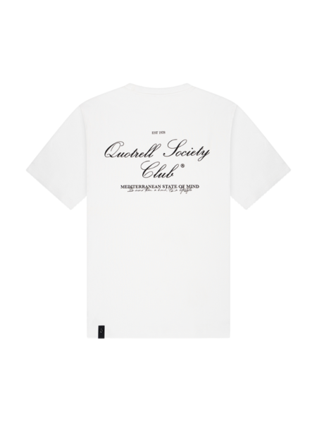 Quotrell Society Club T-Shirt - White/Black