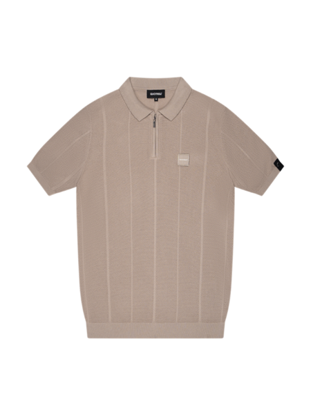 Quotrell Arena Polo - Taupe/Black