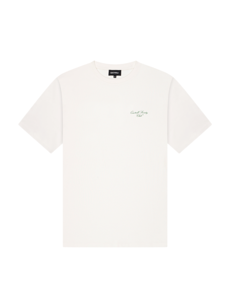 Quotrell Quotrell Society Club T-Shirt - Off White/Green