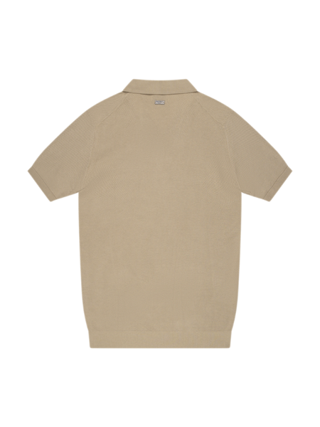 Quotrell Quotrell Elijah Polo - Beige/Off White