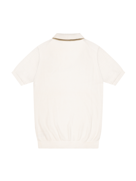 Quotrell Quotrell Elijah Polo - Off White/Beige