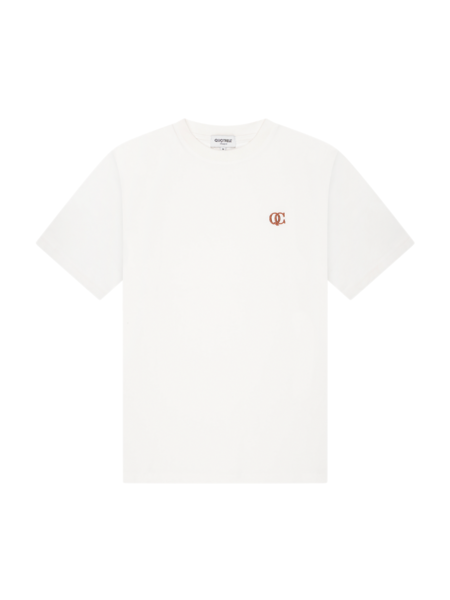 Quotrell Padua T-Shirt - Off White/Burnt Orange