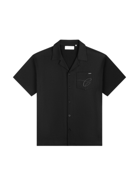 Croyez Seersucker Shirt - Vintage Black