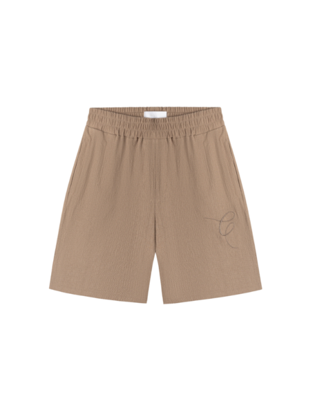 Croyez Seersucker Shorts - Mushroom